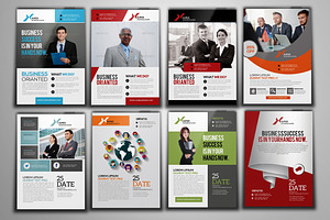 100 Fresh Business Flyers Bundle