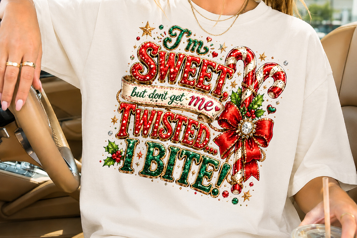 Sweet But Dont Get Me Twisted I Bite, a Seasonal Illustration by Rose Art (Photo 2 of 4)