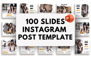 100 Editable Instagram Post Template