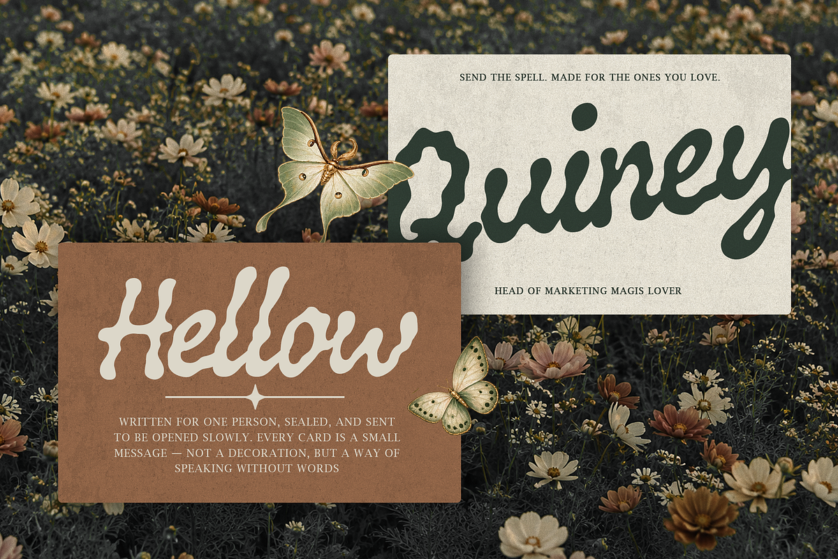 Adelaide Home - Retro Organic Script, a Script Font by Typia Nesia (Photo 3 of 10)