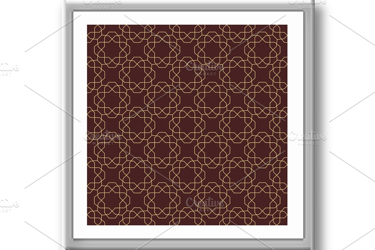Modern Seamless Pattern in Arabian, a Pattern Graphic by FineArtStudio (Photo 2 of 3)