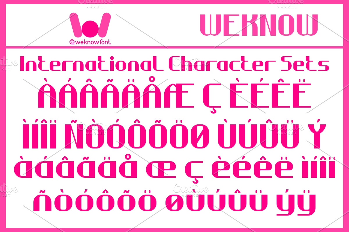 Take action font, a Sans Serif Font by weknow (Photo 8 of 8)