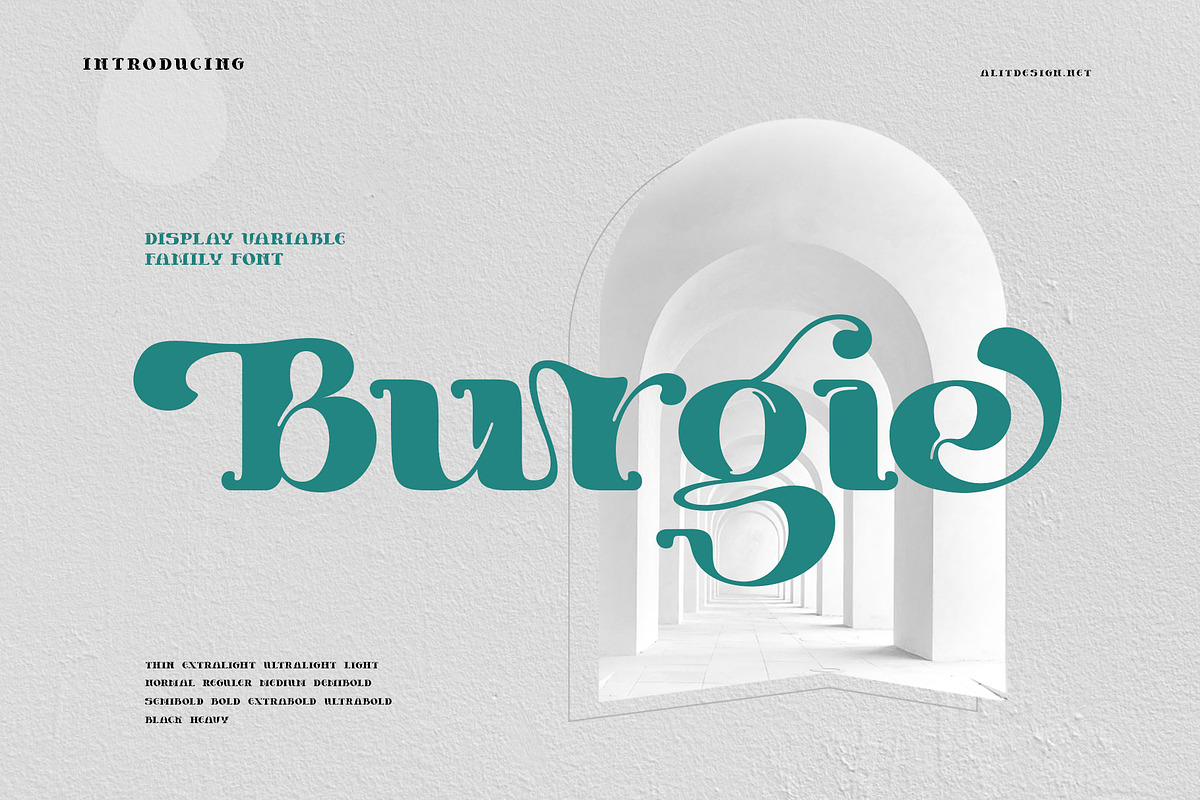 Burgie, a Blackletter Font by alit design (Photo 2 of 18)