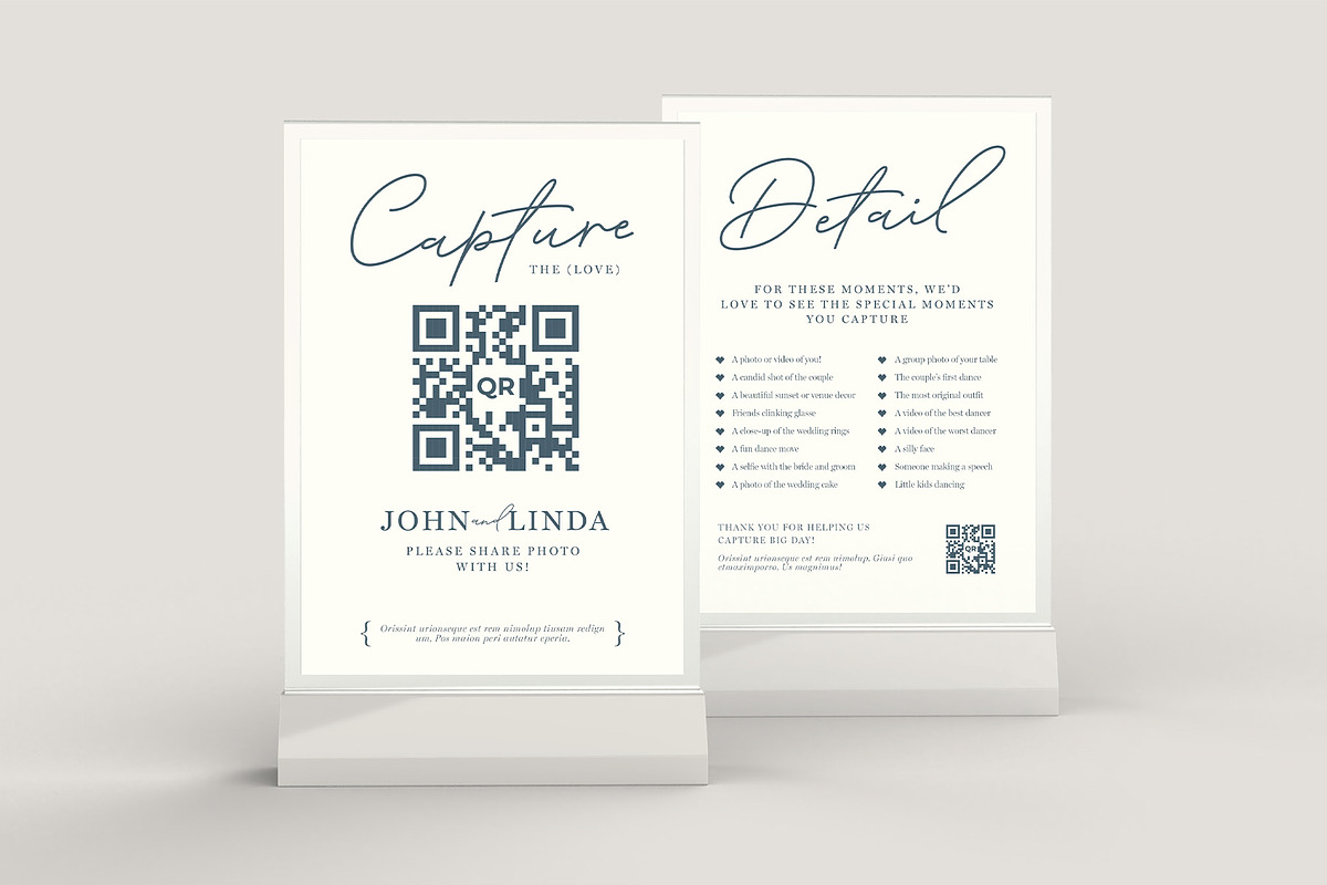 Wedding QR Code Flyer Template, a Flyer Template by BrandPacks (Photo 4 of 5)