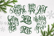 Christmas/New Year lettering bundle, an Object Graphic by catary art (Thumbnail 9 of 12)