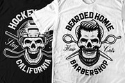 Vintage Skulls Graphic Kit, an Illustration by Harry Kasyanov (Thumbnail 5 of 10)