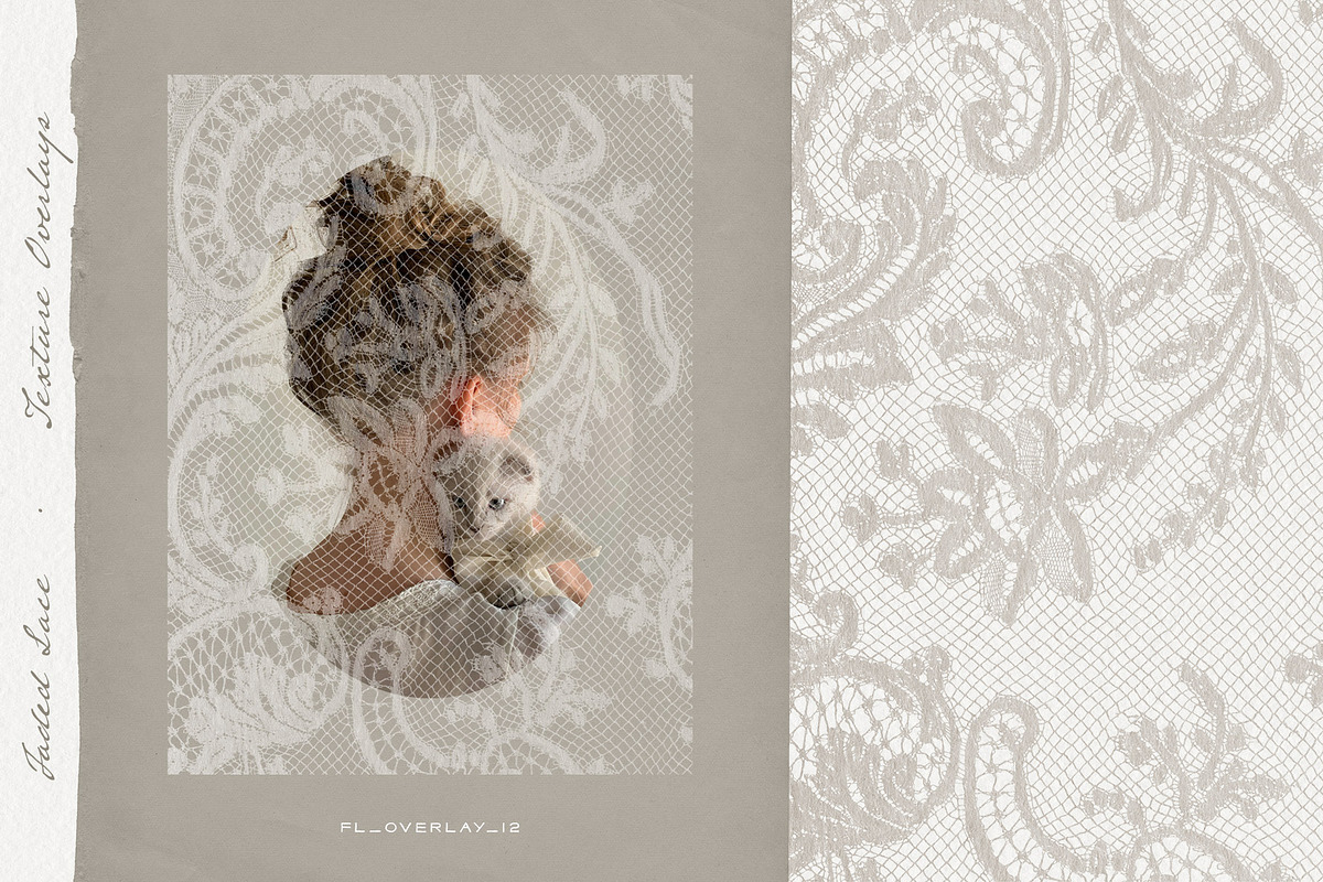 Faded Lace Texture Overlays, a Texture Graphic by alonahaidash (Photo 21 of 22)