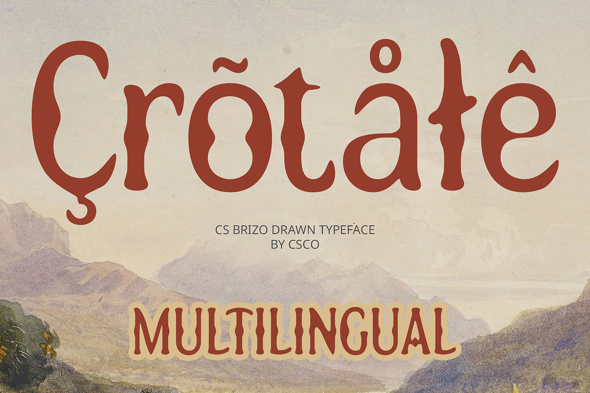 CS Brizo Drawn, a Serif Font by Craft Supply Co. (Photo 7 of 8)