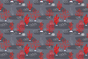6 Coral Reef Patterns, a Pattern Graphic by Petite Salade (Thumbnail 4 of 9)