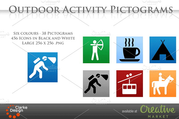 Outdoor Activity Pictograms