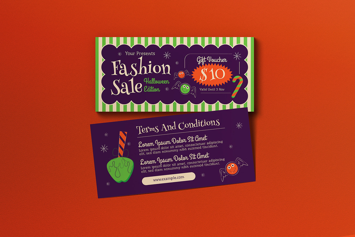 Halloween Fashion Sale Voucher
