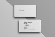 Elegant minimal business card #47, a Business Card Template by GraphicsEgg (Thumbnail 2 of 2)