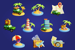 3D Holiday Element Icon Vol 2