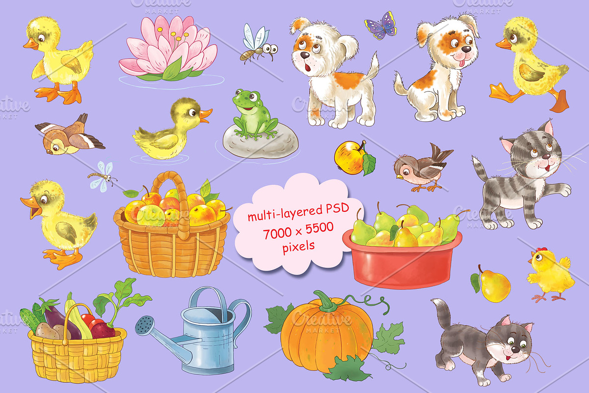 At The Farm - part 2, an Animal Illustration by Haso (Photo 8 of 10)