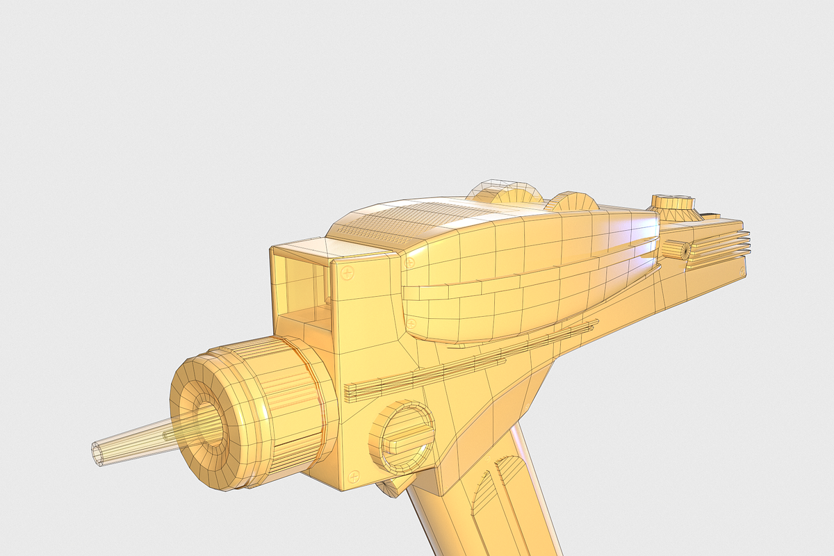 Phaser Gun Star Trek, an Object 3D Model by Daniel Mikulik (Photo 15 of 29)