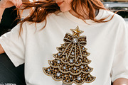 Leopard Christmas Tree PNG, a Seasonal Illustration by DreamCafeArt (Thumbnail 3 of 6)
