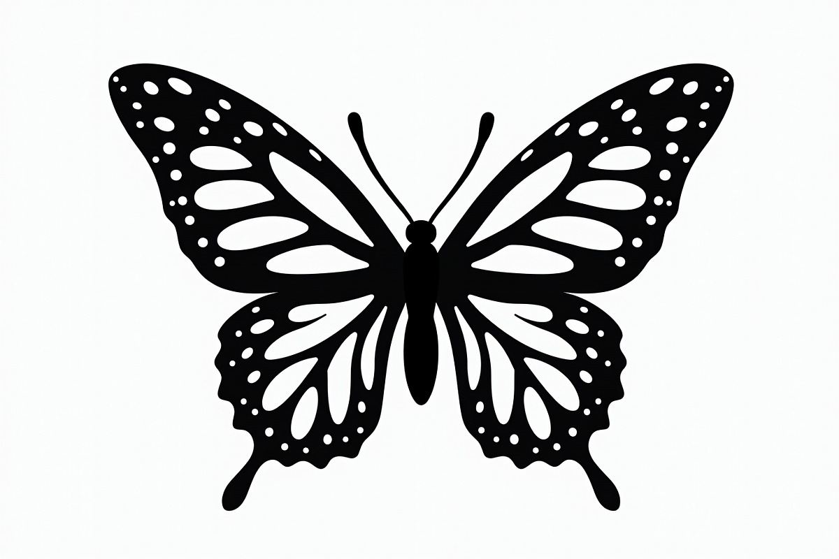 butterfly laser cut design, an Illustration by balal (Photo 13 of 13)