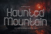 Haunted Mountain, a Sans Serif Font by InermediaSTUDIO (Thumbnail 1 of 8)