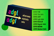 Cervo family fonts, a Font by Blazej Ostoja Lniski (Thumbnail 4 of 5)