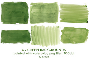 Green Watercolor Background