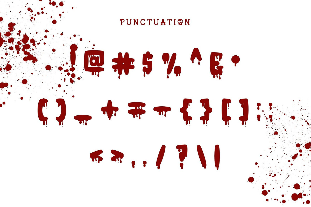Blood - Decorative font, a Sans Serif Font by Brown Cupple (Photo 6 of 8)