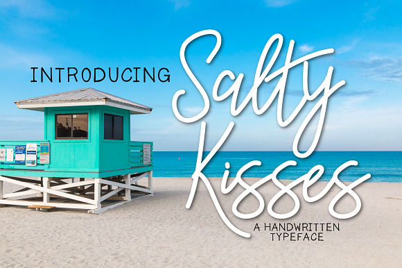 Salty Kisses A Handwritten Typeface preview 4