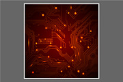 -50% Circuit boards backgrounds set, a Background Graphic by frost_newt (Thumbnail 8 of 11)
