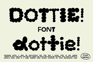Dottie - A hand-lettered font