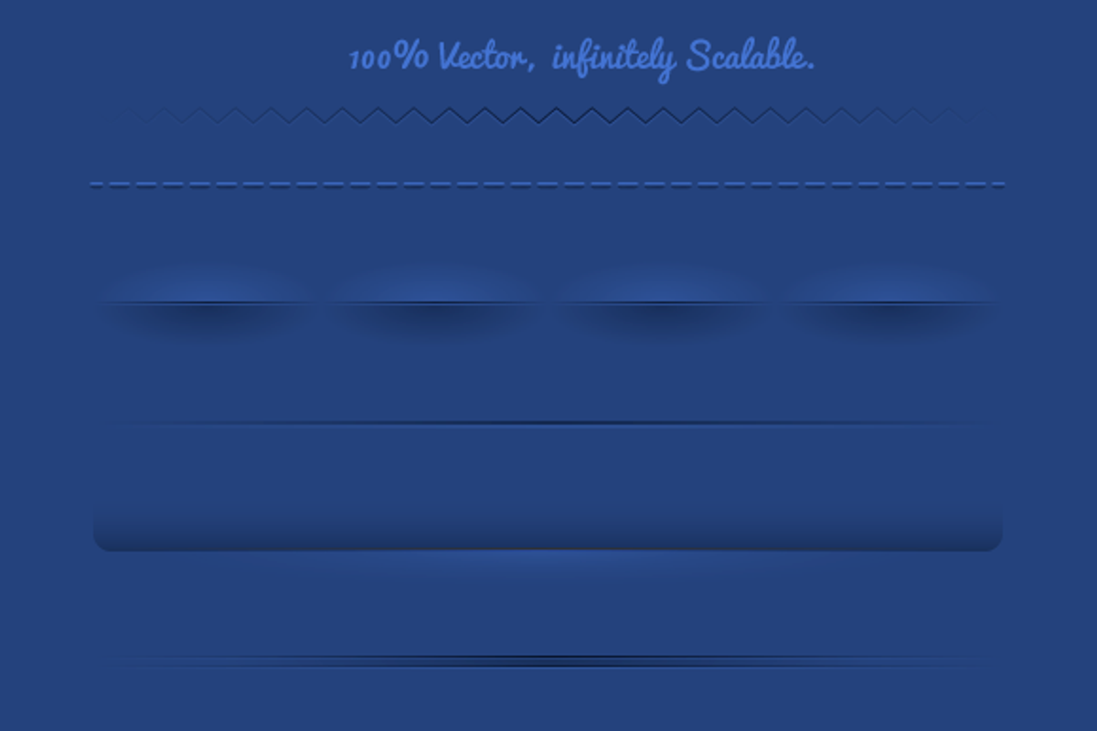 Vector Horizontal Rule Pack, a Templates & Theme by Vectricity Designs (Photo 3 of 5)