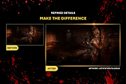 PNG Cutout Blood Splatters Effects, an Object Graphic by Mikel Blazgad (Thumbnail 6 of 10)