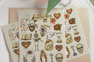 Love And Death Tattoo Symbols