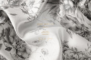 Toile Black and White Floral Pattern, a Pattern Graphic by paper aesthetic (Thumbnail 10 of 10)