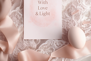 Lace 5x7 Easter Greeting Card Mockup, a Product Mockup by Serenefeeling (Thumbnail 4 of 6)