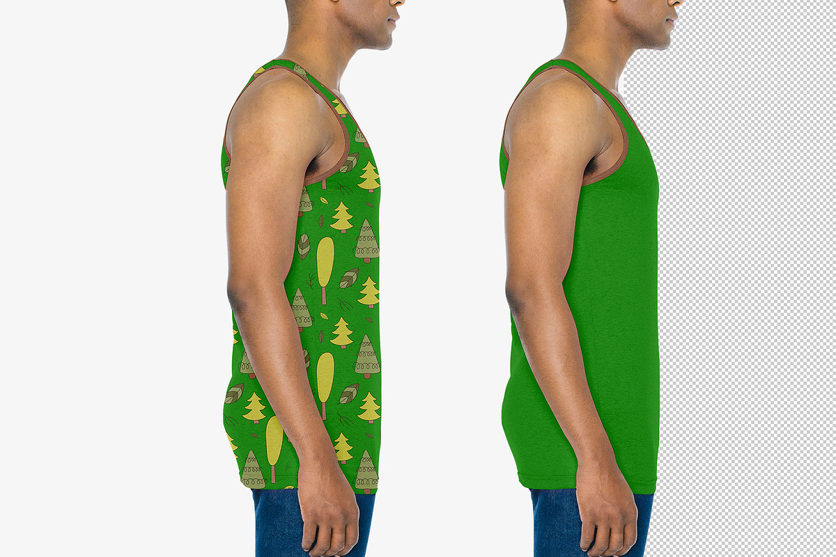 Tank Top Mock-Up (African Model), a Shirt Mockup by Mock-up Store (Photo 4 of 7)