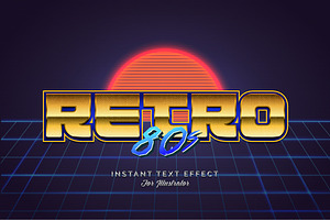 80s Retro Illustrator Styles Vol. 2