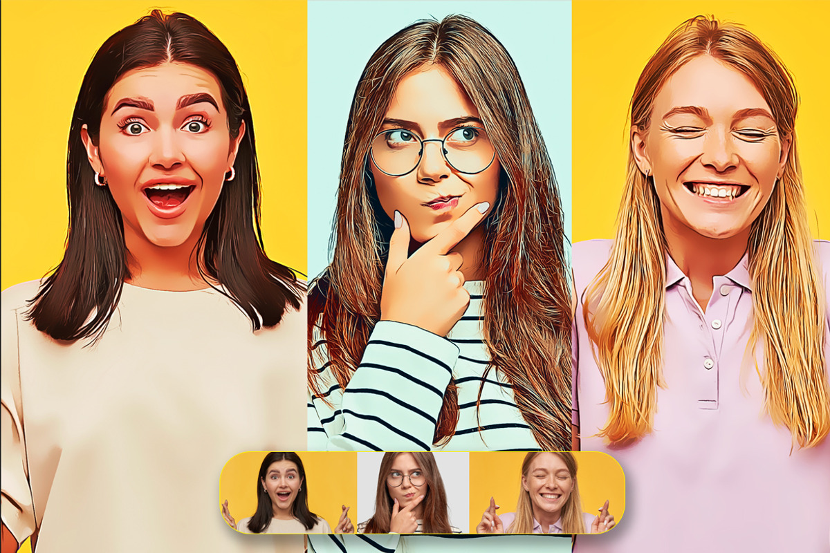Digital Cartoon Effect, an Action Add-On by Vatdesign (Photo 3 of 4)