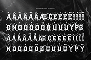Helvorn | Black Metal Display, a Blackletter Font by Denustudios (Thumbnail 10 of 11)