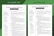 Resume Template Modern CV Design, a Resume Template by resumetemplathttps://d3es (Thumbnail 2 of 9)