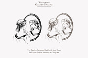 vintage clipart victorian sketch set, a Decorative Illustration by Patishop Art (Thumbnail 2 of 10)
