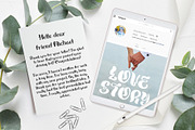 Round Hand Drawn Display liquid Font, a Sans Serif Font by Happy Letters (Thumbnail 9 of 12)