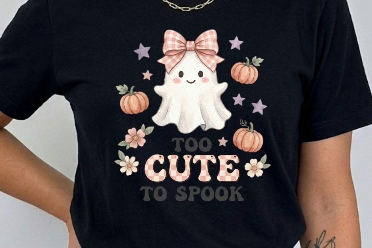 Cute Halloween Ghost Quotes Clipart, a Seasonal Illustration by Tanya Kart (Photo 3 of 11)