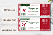 Happy New Year Boarding Pass, a Card Template by YasdeyDesigns (Thumbnail 7 of 8)