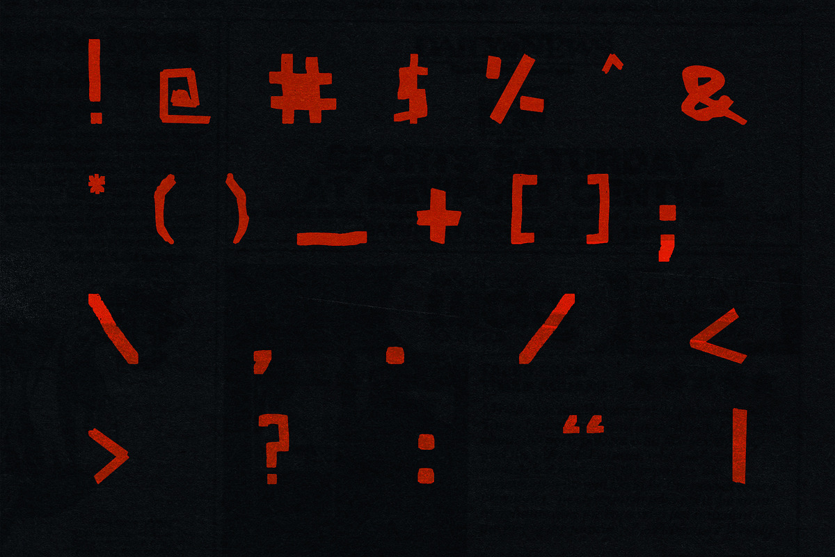 Anti-Font #4, a Blackletter Font by bbymedia.store (Photo 3 of 3)