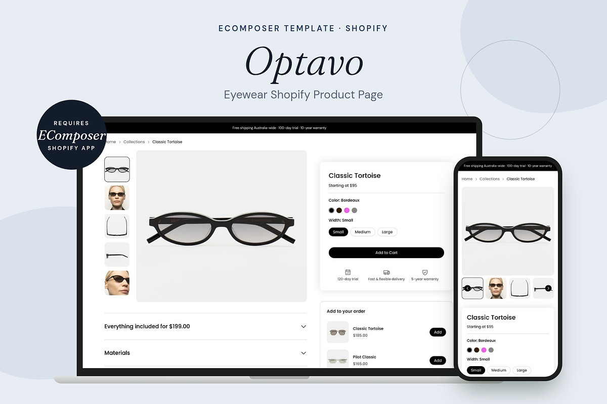 Optavo - Shopify EComposer Template, a Shopify Template by Boost Convert (Photo 1 of 11)