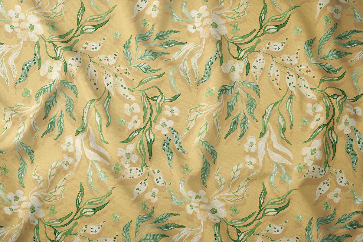 Spring Garden Botanicals Pattern, a Pattern Graphic by SirenaArt (Photo 8 of 18)