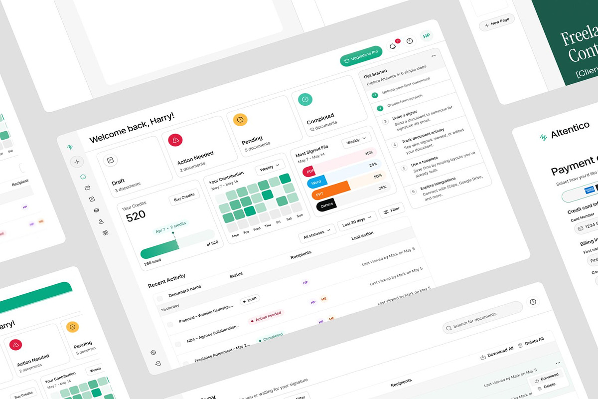 Smart E-Signature Doc WebApp UI KIT, an UI Kit Template by Creative Perspective (Photo 7 of 7)