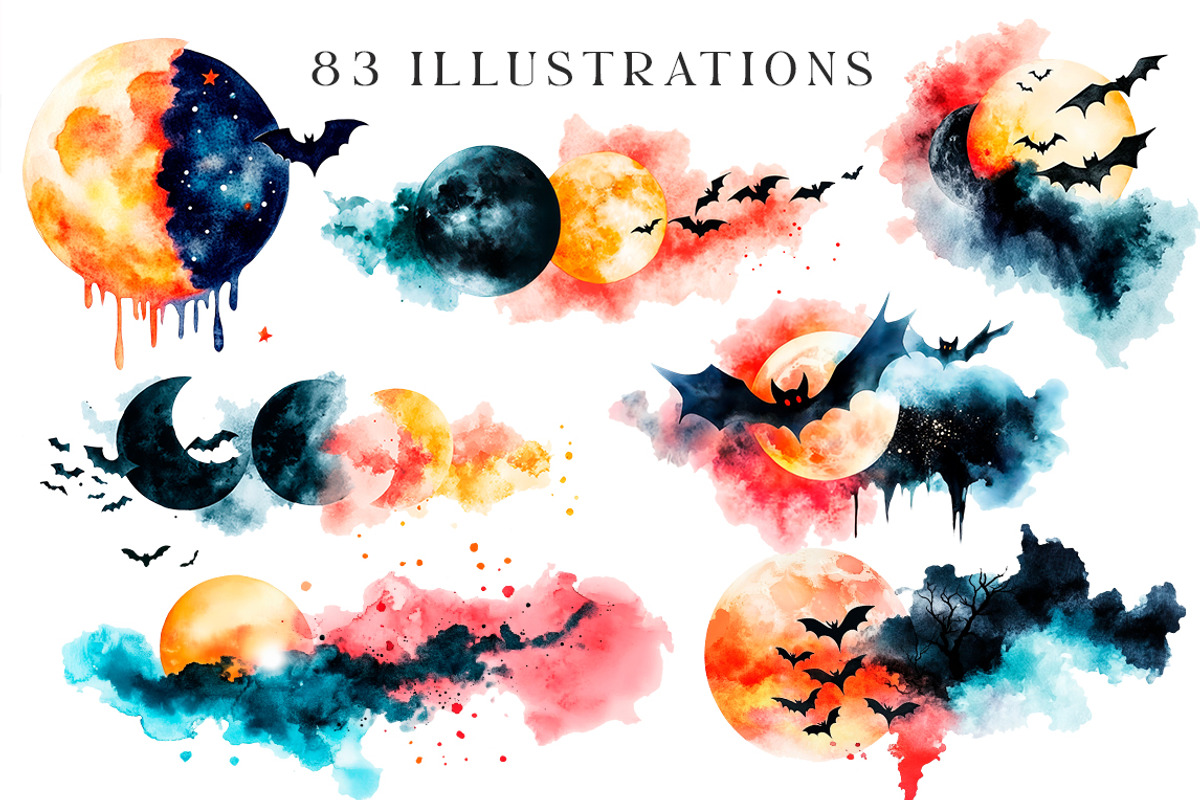 Halloween Illustrations clipart, an Object Graphic by Evgeniia (Photo 10 of 15)