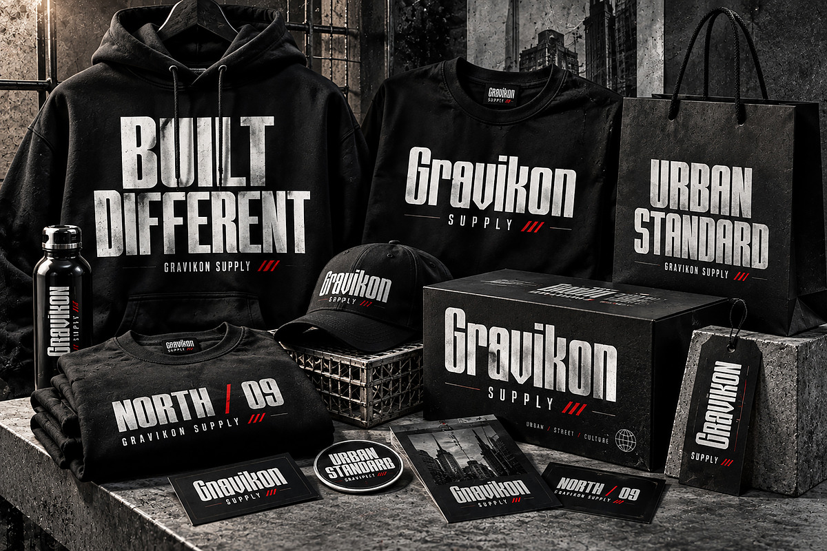 Gravikon, a Slab Serif Font by Wow Magic (Photo 4 of 4)