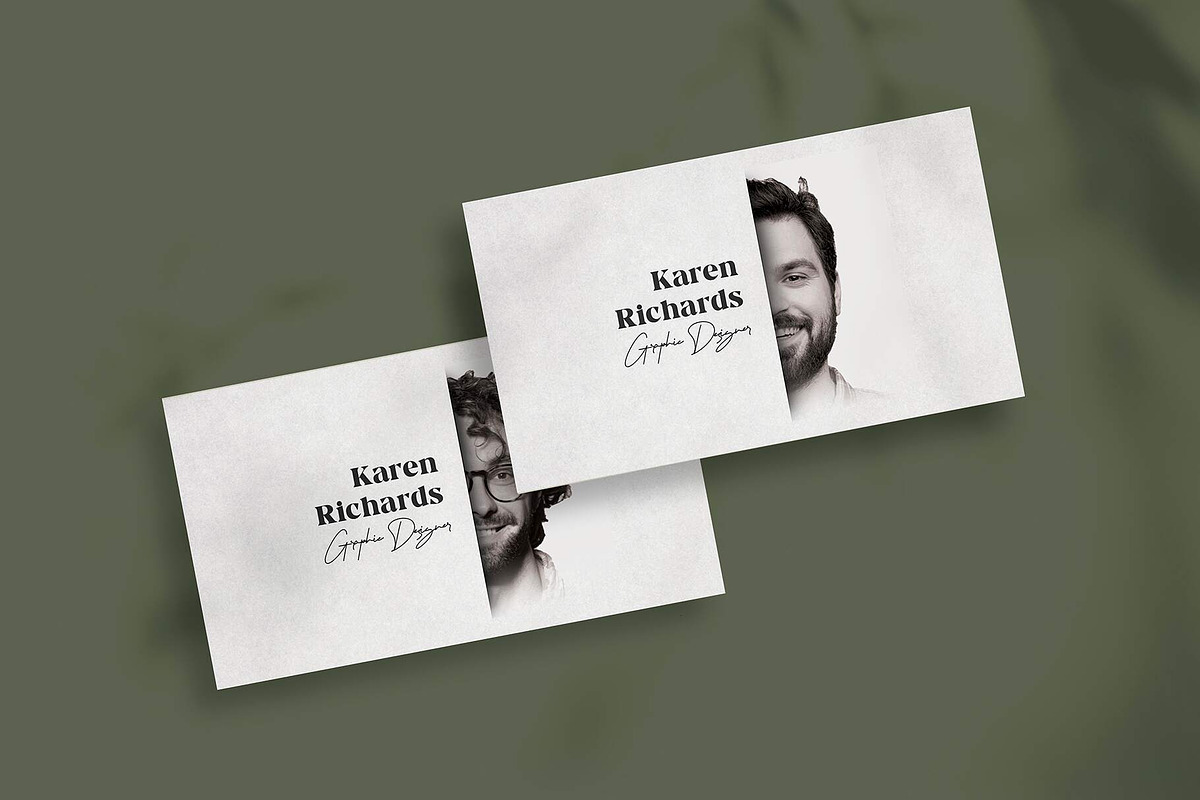 Creative Elegant Business Card, a Business Card Template by Saman Osama (Photo 5 of 7)