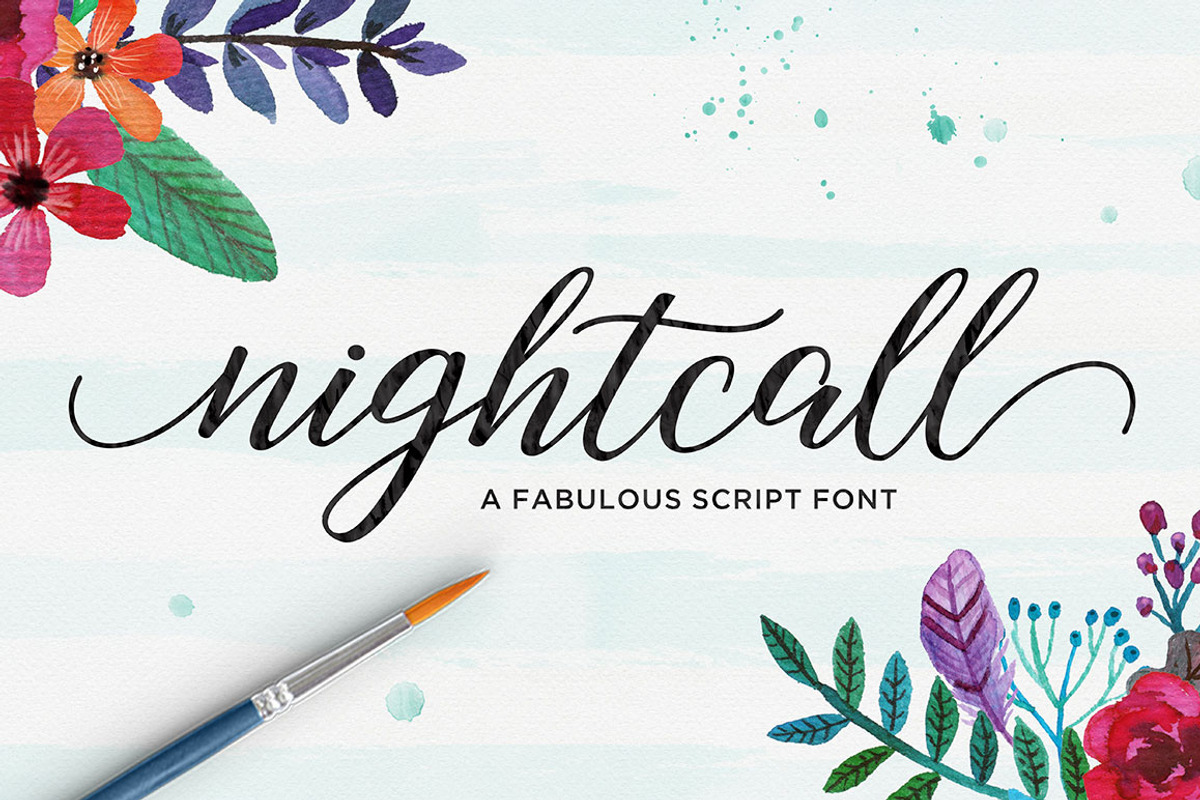 Nightcall Script, a Script Font by Picatype Studio (Photo 1 of 13)